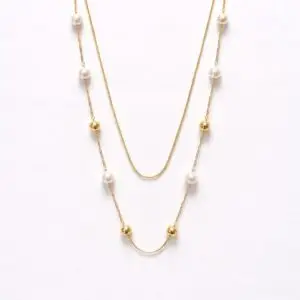 Luxe Pearl Layer Necklace